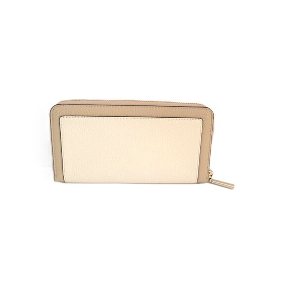 Kate Spade KI835 Lena Colorblock Pebbled Large Continental Wallet Light Sand - Picture 4 of 7